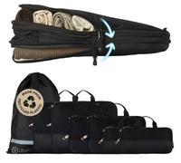 TRAVEL DUDE Compression Packing Cubes, Travel Luggage Organisers, 7 Pcs Set