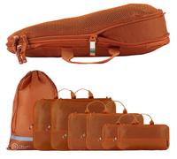 TRAVEL DUDE Compression Packing Cubes, Travel Luggage Organisers Set | Lightweight & Compressible, Fits Backpacks & Suitcases, Reusable Clothes Storage, Seamless Easy Packing