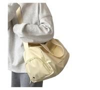 Travel Duffel Bag 2pcs Large Crossbody Travel Tote Bags for Women Canvas Shoulder Messenger Bag Sports Yoga Satchels Woman Handbag(Yellow)