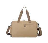 Travel Duffel Bag 2pcs Soft Travel Duffels Solid Oxford Spinning Product Travel Bag Large Capacity Multi Functional Casual Sweet Shoulder Bag(Khaki)