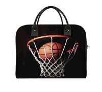 Travel Duffel Bag Basketball Print Sports Tote Gym Bag Weekender Overnight Bag for Travel, Beach, Fitness, Yoga, Swimming, style, One Size, Travel Handbag