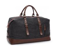 Travel Duffel Bag Casual Large Capacity Men Travel Bags Male Weekend Outdoor Canvas Handbags Duffle Bag for Men(Black Big)