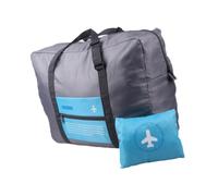 Travel Duffel Bag Foldable Luggage Tote Waterproof Storage Large Capacity Carry on Handbag for Laptop Clothing Toiletry 18.11x11.81x5.91 inch- Blue