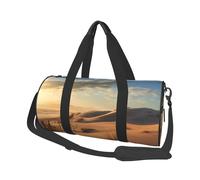 Travel Duffel Bag Foldable Weekender Travel Bag Sand Dunes Sports Tote Gym Bag Large Capacity Weekender Overnight Bag Lightweight Carry On Luggage Bag for Men Women, Black, One Size