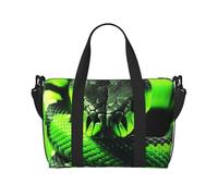 Travel Duffel Bag for Men Gym Bag, 3D Snake Luggage Bag with Shoulder Strap, Large Gym Tote Bag for Women, Weekender Overnight Bag, Foldable Carry on Bag for Airplane