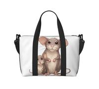 Travel Duffel Bag for Men Gym Bag, Rats Luggage Bag with Shoulder Strap, Large Gym Tote Bag for Women, Weekender Overnight Bag, Foldable Carry on Bag for Airplane