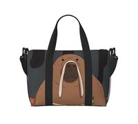 Travel Duffel Bag for Men Gym Bag, Walrus Luggage Bag with Shoulder Strap, Large Gym Tote Bag for Women, Weekender Overnight Bag, Foldable Carry on Bag for Airplane