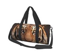 Travel Duffel Bag Lightweight Carry On Weekender Overnight Bags 3D View Horse Sports Tote Gym Backpack with Adjustable Strap Hospital Bags Foldable Luggage Bag for Women Men, 3D Tiger Head, One Size