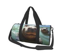 Travel Duffel Bag Lightweight Carry On Weekender Overnight Bags Alpacas in Love in The Mountains Sports Tote Gym Backpack with Adjustable Strap Hospital Bags Foldable Luggage Bag for Women Men, Cute