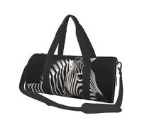 Travel Duffel Bag Lightweight Carry On Weekender Overnight Bags Animal Zebra Sports Tote Gym Backpack with Adjustable Strap Hospital Bags Foldable Luggage Bag for Women Men, Animal Zebra, One Size