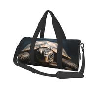 Travel Duffel Bag Lightweight Carry On Weekender Overnight Bags Animal Zebra Sports Tote Gym Backpack with Adjustable Strap Hospital Bags Foldable Luggage Bag for Women Men, Animal Tortoise, One Size