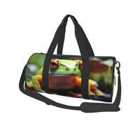 Travel Duffel Bag Lightweight Carry On Weekender Overnight Bags Beautiful flower Sports Tote Gym Backpack with Adjustable Strap Hospital Bags Foldable Luggage Bag for Women Men, Lovely Tree Frogs, One