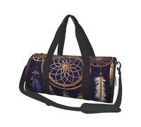 Travel Duffel Bag Lightweight Carry On Weekender Overnight Bags Black robot Sports Tote Gym Backpack with Adjustable Strap Hospital Bags Foldable Luggage Bag for Women Men, American Dream Catcher, One