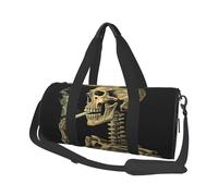 Travel Duffel Bag Lightweight Carry On Weekender Overnight Bags Butterfly on Daisy Flower Sports Tote Gym Backpack with Adjustable Strap Hospital Bags Foldable Luggage Bag for Women Men, A Skeleton