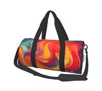 Travel Duffel Bag Lightweight Carry On Weekender Overnight Bags Chinese Dragon Sports Tote Gym Backpack with Adjustable Strap Hospital Bags Foldable Luggage Bag for Women Men, Artistic Effect Colorful