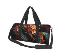 Travel Duffel Bag Lightweight Carry On Weekender Overnight Bags Chinese Dragon Sports Tote Gym Backpack with Adjustable Strap Hospital Bags Foldable Luggage Bag for Women Men, Chinese Dragon, One Size