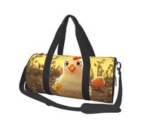 Travel Duffel Bag Lightweight Carry On Weekender Overnight Bags Cobra Snake Sports Tote Gym Backpack with Adjustable Strap Hospital Bags Foldable Luggage Bag for Women Men, Chicken Chick, One Size