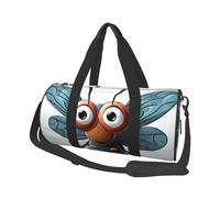 Travel Duffel Bag Lightweight Carry On Weekender Overnight Bags Compass Wind Road Map Sports Tote Gym Backpack with Adjustable Strap Hospital Bags Foldable Luggage Bag for Women Men, Insect Wings Eyes