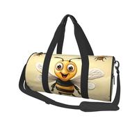 Travel Duffel Bag Lightweight Carry On Weekender Overnight Bags Cow deer tree christmas Sports Tote Gym Backpack with Adjustable Strap Hospital Bags Foldable Luggage Bag for Women Men, Honey Bee, One