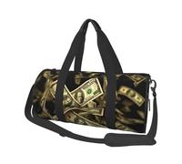 Travel Duffel Bag Lightweight Carry On Weekender Overnight Bags Dont tread on me Sports Tote Gym Backpack with Adjustable Strap Hospital Bags Foldable Luggage Bag for Women Men, Dollar Sign Money, One