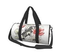 Travel Duffel Bag Lightweight Carry On Weekender Overnight Bags Fish Japanese Carp Sports Tote Gym Backpack with Adjustable Strap Hospital Bags Foldable Luggage Bag for Women Men, Fish Japanese Carp