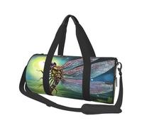 Travel Duffel Bag Lightweight Carry On Weekender Overnight Bags Fish Japanese Carp Sports Tote Gym Backpack with Adjustable Strap Hospital Bags Foldable Luggage Bag for Women Men, Dragonfly Painting