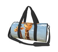 Travel Duffel Bag Lightweight Carry On Weekender Overnight Bags Hug tree sloth Sports Tote Gym Backpack with Adjustable Strap Hospital Bags Foldable Luggage Bag for Women Men, Giraffe, One Size
