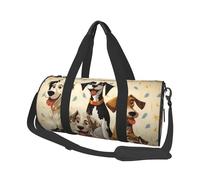 Travel Duffel Bag Lightweight Carry On Weekender Overnight Bags Hug tree sloth Sports Tote Gym Backpack with Adjustable Strap Hospital Bags Foldable Luggage Bag for Women Men, Hound Dogs, One Size