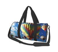 Travel Duffel Bag Lightweight Carry On Weekender Overnight Bags Parrots Sports Tote Gym Backpack with Adjustable Strap Hospital Bags Foldable Luggage Bag for Women Men, Colorful Hot Air Balloon, One