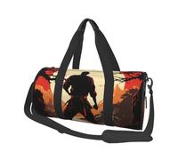 Travel Duffel Bag Lightweight Carry On Weekender Overnight Bags Red Flame Sports Tote Gym Backpack with Adjustable Strap Hospital Bags Foldable Luggage Bag for Women Men, Karate Men, One Size