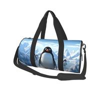 Travel Duffel Bag Lightweight Carry On Weekender Overnight Bags Squirrel Just Laying Sports Tote Gym Backpack with Adjustable Strap Hospital Bags Foldable Luggage Bag for Women Men, Penguin Antarctica