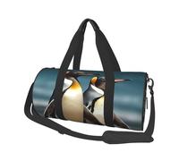 Travel Duffel Bag Lightweight Carry On Weekender Overnight Bags Zebra Sports Tote Gym Backpack with Adjustable Strap Hospital Bags Foldable Luggage Bag for Women Men, Stylish Animal Penguin, One Size