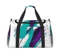 Travel Duffel Bag Lightweight Waterproof Carry On Tote Bag Foldable Weekender Overnight Bags 90'S Cup Design Sport Gym Bag For Women Men, Black, One Size