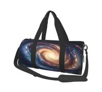 Travel Duffel Bag,Space Spiral Cosmic Energy Print Foldable Sports Gym Bag for Gym Weekend Trips Weekend