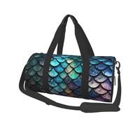 Travel Duffel Bag Sports Gym Bag With Shoes Compartment,Lightweight Overnight Weekender Bag 3d Magical Dragon Scales Pattern Yoga Gym Sports Bag For Men Women