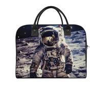 Travel Duffel Bag US Astronaut Travel Moon Print Yoga Tote Bag Gym Bag Weekender Overnight Bag for Travel, Beach, Fitness, Yoga, Swimming, style, One Size