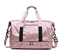 Travel Duffel Bag, Waterproof Gym Bag Weekender Bag for Sports Gym Bag for Women (Pink 46 x 30 x 24 cm)