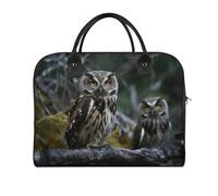 Travel Duffel Bag Wild Owl Birds Print Yoga Tote Bag Gym Bag Weekender Overnight Bag for Travel, Beach, Fitness, Yoga, Swimming, style, One Size