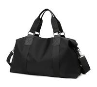 Travel Duffel Bag Women's Portable Travel Bag Lightweight Large Capacity Sports and Fitness Bag Letter Waterproof Oxford Cloth Bag Luggage Bag Travel Sports Duffel Bags(03)