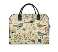 Travel Duffel Bag Yellow Leaves Chicken Print Yoga Tote Bag Gym Bag Weekender Overnight Bag for Travel, Beach, Fitness, Yoga, Swimming, style, One Size