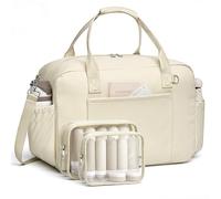 travel duffle bag for women, White, Travel Duffel Bag