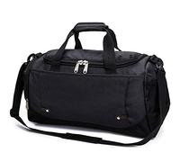 Travel Duffle Bag, Unisex Travel Duffle Gym Sports Overnight Luggage Vacation Weekend Casual Leisure Bag Handbag Overnight Bag for Men Women(Black)