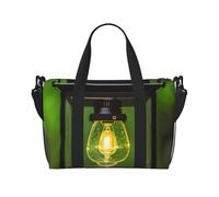 Travel Duffle Bag Weekender Bag Carry On Tote Bag Sport Gym Bag for Women Men Firefly and Lantern Print