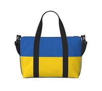 Travel Duffle Bag Weekender Bag Carry On Tote Bag Sport Gym Bag for Women Men Flag of Ukraine Print