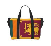 Travel Duffle Bag Weekender Bag Carry On Tote Bag Sport Gym Bag for Women Men Sri Lanka Flag Print