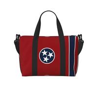Travel Duffle Bag Weekender Bag Carry On Tote Bag Sport Gym Bag for Women Men Tennessee state flag Print