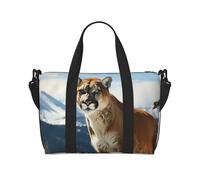 Travel Duffle Bag Weekender Bags for Men Women Adjustable Large Capacity Weekender Overnight Bag Carry On Tote Bags Waterproof Sport Gym Bag for Travel Yoga, AnimalÂ Mountain Lion, One Size