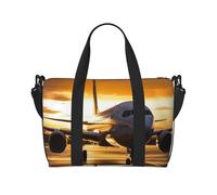 Travel Duffle Bag Weekender Bags for Men Women Adjustable Large Capacity Weekender Overnight Bag Carry On Tote Bags Waterproof Sport Gym Bag for Travel Yoga, Airplane In The Evening Light, One Size