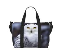 Travel Duffle Bag Weekender Bags for Men Women Adjustable Large Capacity Weekender Overnight Bag Carry On Tote Bags Waterproof Sport Gym Bag for Travel Yoga, Arctic Owl, One Size
