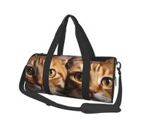 Travel Duffle Bag Weekender Bags For Men Women With Shoe Compartment Large Capacity Weekender Overnight Bag Cats Carry On Tote Bags Sport Gym Bag For Travel Yoga, Cats, One Size